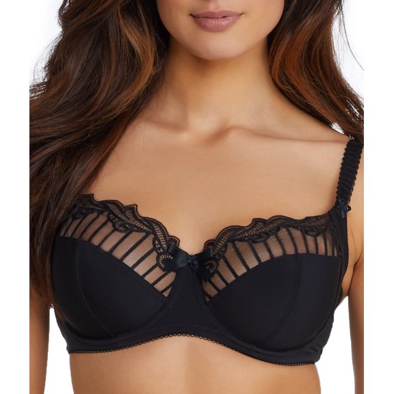 Charnos BLACK Sienna Underwire Full Cup Bra, US 30H, UK 30FF