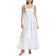 thumbnail image 1 of Charo Ruiz Ibiza womens  Delphinus Maxi Dress, l, White, 1 of 3