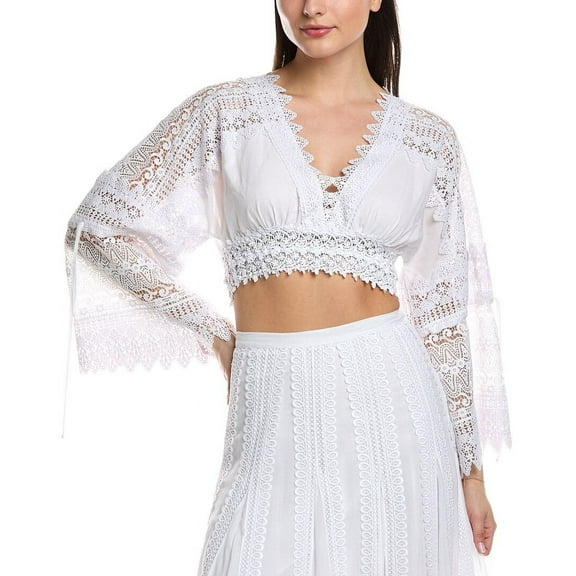 Charo Ruiz Ibiza womens Elle Top, xs, White