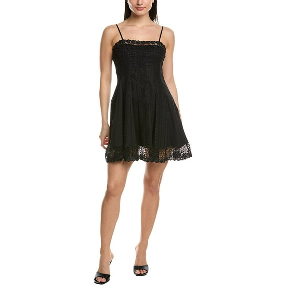 Charo Ruiz Ibiza womens Ornella Mini Dress, xs, Black