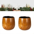 thumbnail image 1 of Charred Wooden Bourbon Glasses: Whiskey stones + pouch — old-fashioned wood cups for men. Home Decor, Kitchen, & Other,2pcs, 1 of 3