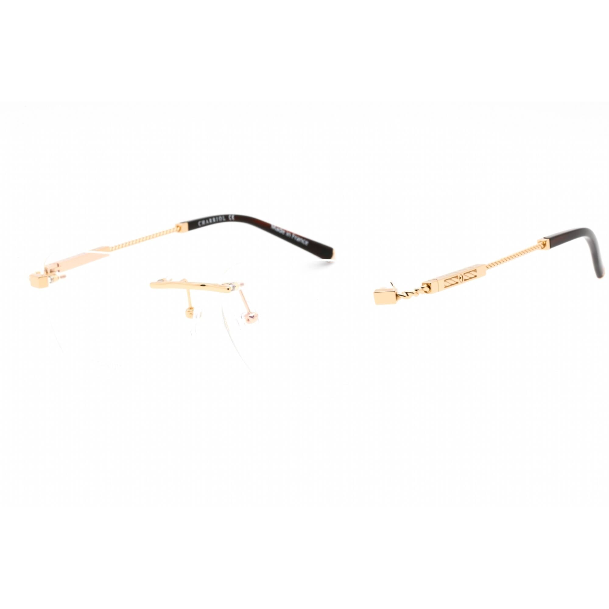 NWT Charriol PC75104-C01 59mm Shiny Gold Eyeglasses PHILIPPE CHARRIOL Prescription Eyewear PC75075-C01-56, Size  main image 4