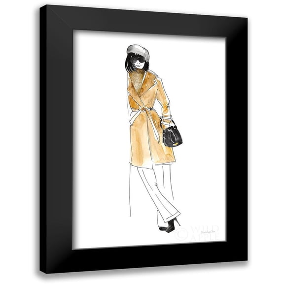 Charro, Mercedes Lopez 11x14 Black Modern Framed Museum Art Print Titled - Out On the Town II