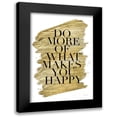 thumbnail image 1 of Charro, Mercedes Lopez 13x18 Black Modern Framed Museum Art Print Titled - Gilded Life II White, 1 of 5