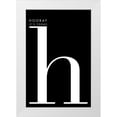 thumbnail image 1 of Charro, Mercedes Lopez 13x18 White Modern Wood Framed Museum Art Print Titled - Hooray for H, 1 of 4