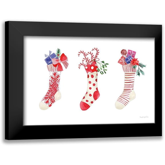 Charro, Mercedes Lopez 14x11 Black Modern Framed Museum Art Print Titled - Decked Out Stockings