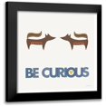 thumbnail image 1 of Charro, Mercedes Lopez 15x15 Black Modern Framed Museum Art Print Titled - Curious, 1 of 5