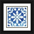 thumbnail image 1 of Charro, Mercedes Lopez 15x15 Black Ornate Wood Framed with Double Matting Museum Art Print Titled - Andalusian Tile II, 1 of 4