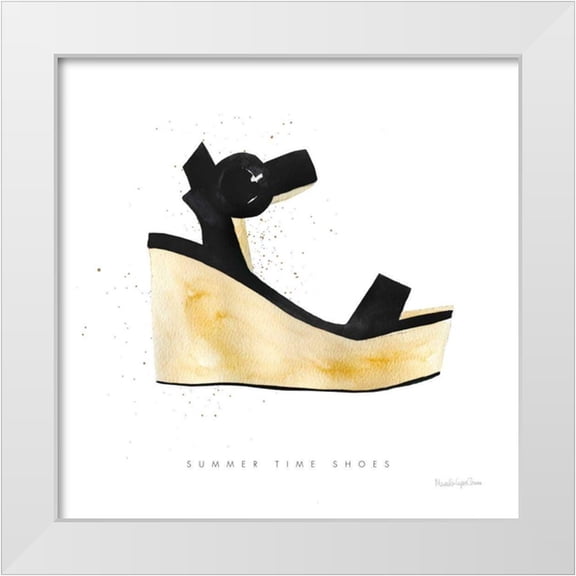 Charro, Mercedes Lopez 15x15 White Modern Wood Framed Museum Art Print Titled - Beach Glam VII