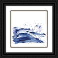 thumbnail image 1 of Charro, Mercedes Lopez 20x20 Black Ornate Wood Framed with Double Matting Museum Art Print Titled - Coastal Splash I, 1 of 4