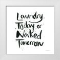 thumbnail image 1 of Charro, Mercedes Lopez 20x20 White Modern Wood Framed Museum Art Print Titled - Laundry Day III, 1 of 4