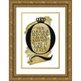 thumbnail image 1 of Charro, Mercedes Lopez 23x32 Gold Ornate Wood Framed with Double Matting Museum Art Print Titled - Gilded Life I White, 1 of 4