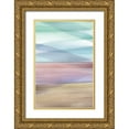 thumbnail image 1 of Charro, Mercedes Lopez 23x32 Gold Ornate Wood Framed with Double Matting Museum Art Print Titled - Soft Summer I, 1 of 4