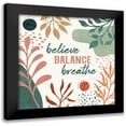 thumbnail image 1 of Charron, Veronique 12x12 Black Modern Framed Museum Art Print Titled - Abstract Blossom VII, 1 of 5