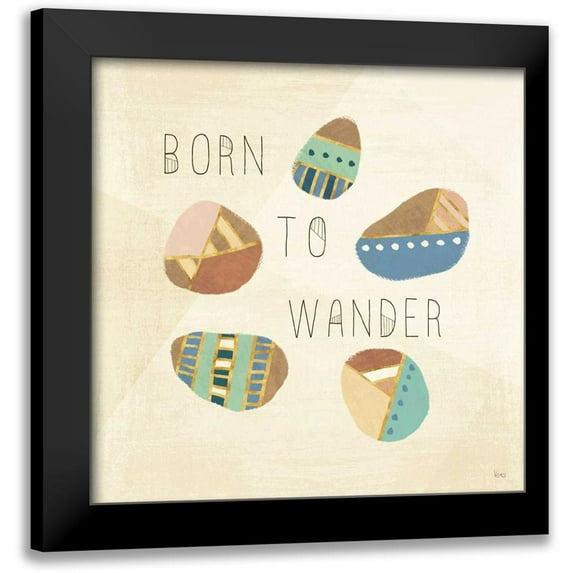 Charron, Veronique 12x12 Black Modern Framed Museum Art Print Titled - Outdoor Geo IX