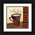 thumbnail image 1 of Charron, Veronique 12x12 Black Ornate Wood Framed with Double Matting Museum Art Print Titled - Cup of Joe IV, 1 of 4