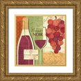 thumbnail image 1 of Charron, Veronique 12x12 Gold Ornate Wood Framed with Double Matting Museum Art Print Titled - Wine and Grapes I, 1 of 4
