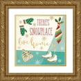 thumbnail image 1 of Charron, Veronique 12x12 Gold Ornate Wood Framed with Double Matting Museum Art Print Titled - Winter Wishes II, 1 of 4