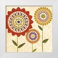 thumbnail image 1 of Charron, Veronique 12x12 White Modern Wood Framed Museum Art Print Titled - Fall Flowers I, 1 of 4