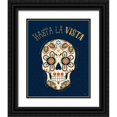 thumbnail image 1 of Charron, Veronique 12x14 Black Ornate Wood Framed with Double Matting Museum Art Print Titled - La Vida Loca V Blue, 1 of 4