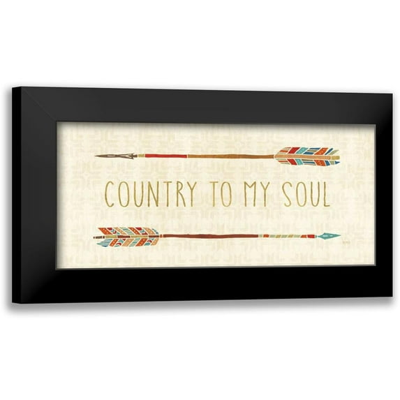 Charron, Veronique 14x9 Black Modern Framed Museum Art Print Titled - Southwest at Heart X