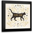 thumbnail image 1 of Charron, Veronique 15x15 Black Modern Framed Museum Art Print Titled - Otomi Cats II Neutral, 1 of 5