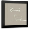 thumbnail image 1 of Charron, Veronique 15x15 Black Modern Framed Museum Art Print Titled - Underlined Farm VI Greige, 1 of 5
