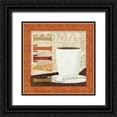thumbnail image 1 of Charron, Veronique 15x15 Black Ornate Wood Framed with Double Matting Museum Art Print Titled - Coffee Cup IV, 1 of 4