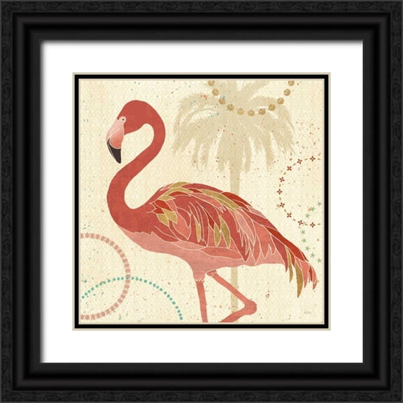 Charron, Veronique 15x15 Black Ornate Wood Framed with Double Matting Museum Art Print Titled - Gulf Stream II