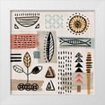 thumbnail image 1 of Charron, Veronique 15x15 White Modern Wood Framed Museum Art Print Titled - Tribal Tones II, 1 of 4