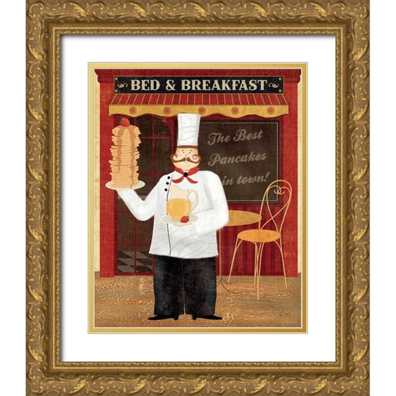 Charron, Veronique 15x18 Gold Ornate Wood Framed with Double Matting Museum Art Print Titled - Chefs Specialties I