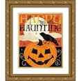 thumbnail image 1 of Charron, Veronique 15x18 Gold Ornate Wood Framed with Double Matting Museum Art Print Titled - Halloween is Calling IV, 1 of 4