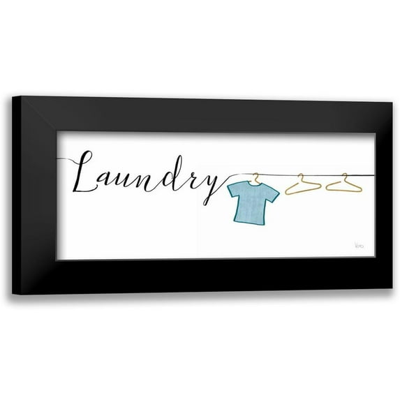 Charron, Veronique 18x10 Black Modern Framed Museum Art Print Titled - Wash and Dry I
