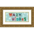 thumbnail image 1 of Charron, Veronique 18x10 Gold Ornate Wood Framed with Double Matting Museum Art Print Titled - Festive Forest IV, 1 of 4