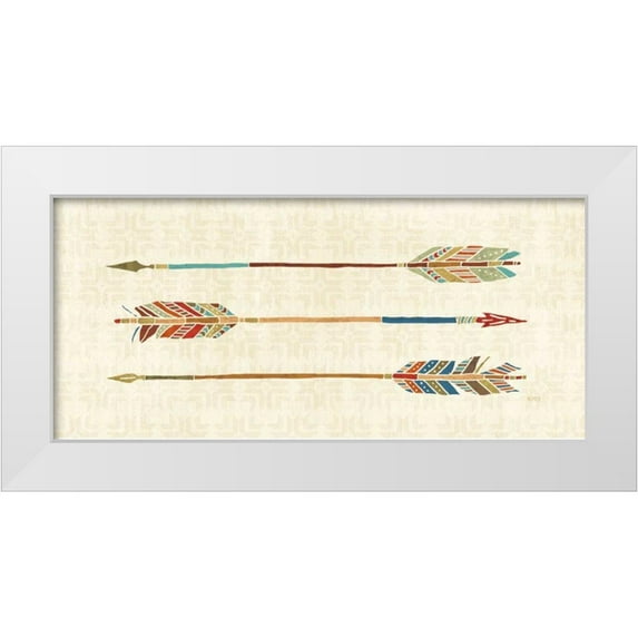 Charron, Veronique 18x10 White Modern Wood Framed Museum Art Print Titled - Southwest at Heart VIII