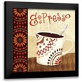 thumbnail image 1 of Charron, Veronique 20x20 Black Modern Framed Museum Art Print Titled - Cup of Joe I, 1 of 5