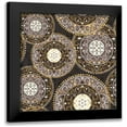 thumbnail image 1 of Charron, Veronique 20x20 Black Modern Framed Museum Art Print Titled - Otomi Cats Step 06B Neutral, 1 of 5