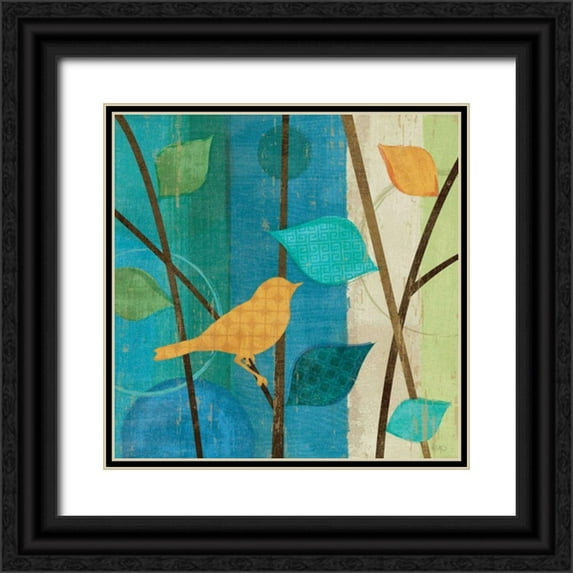 Charron, Veronique 20x20 Black Ornate Wood Framed with Double Matting Museum Art Print Titled - Magical Forest I