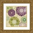 thumbnail image 1 of Charron, Veronique 20x20 Gold Ornate Wood Framed with Double Matting Museum Art Print Titled - Garden Melody I, 1 of 4