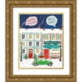 thumbnail image 1 of Charron, Veronique 20x24 Gold Ornate Wood Framed with Double Matting Museum Art Print Titled - Hometown Holiday II, 1 of 4
