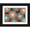 thumbnail image 1 of Charron, Veronique 24x17 Black Ornate Wood Framed with Double Matting Museum Art Print Titled - Otomi Dogs VI Dark, 1 of 4