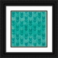 thumbnail image 1 of Charron, Veronique 26x26 Black Ornate Wood Framed with Double Matting Museum Art Print Titled - Good Vibes Pattern VIIIB, 1 of 4