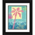 thumbnail image 1 of Charron, Veronique 26x32 Black Ornate Wood Framed with Double Matting Museum Art Print Titled - Beach Party V, 1 of 4