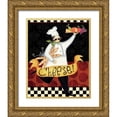 thumbnail image 1 of Charron, Veronique 26x32 Gold Ornate Wood Framed with Double Matting Museum Art Print Titled - Bon Appetit IV, 1 of 4