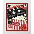 thumbnail image 1 of Charron, Veronique 26x32 White Modern Wood Framed Museum Art Print Titled - At the Movies I, 1 of 4