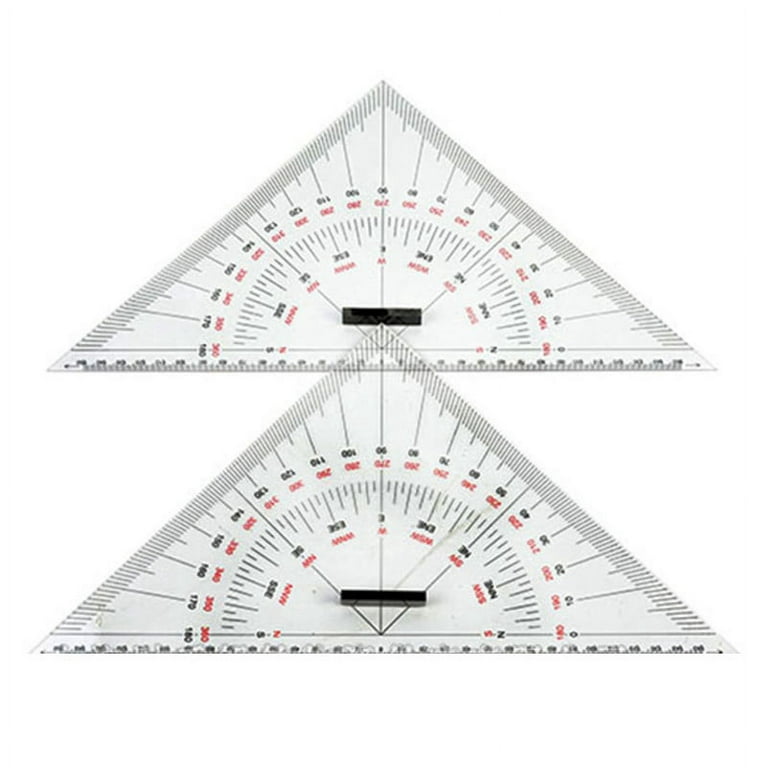 Chart Drawing Triangle Ruler for Drawing 300mm -Scale Triangle Ruler for  Distance Measurement Teaching Engineering Design