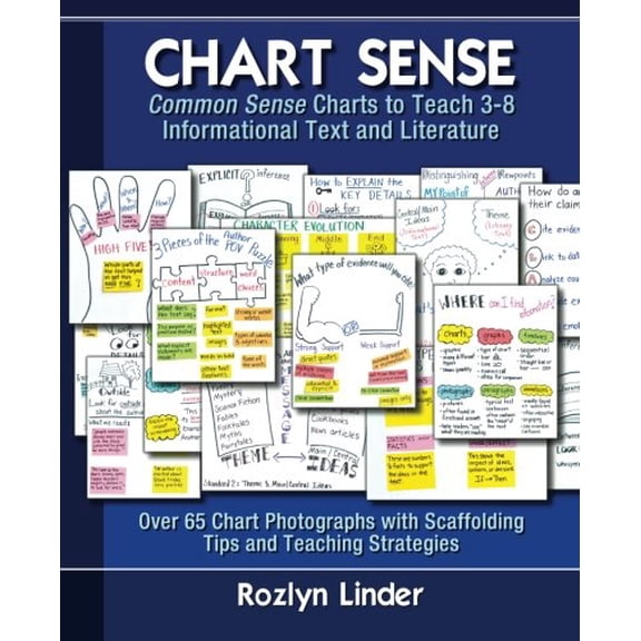 Pre-Owned Chart Sense: Common Sense Charts to Teach 3-8 Informational Text and Literature, (Paperback)