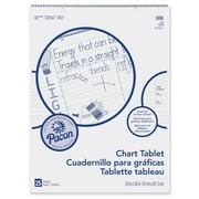Pacon® Chart Tablet, 1-1/2" Ruled, 24" x 32", White, 25 Sheets