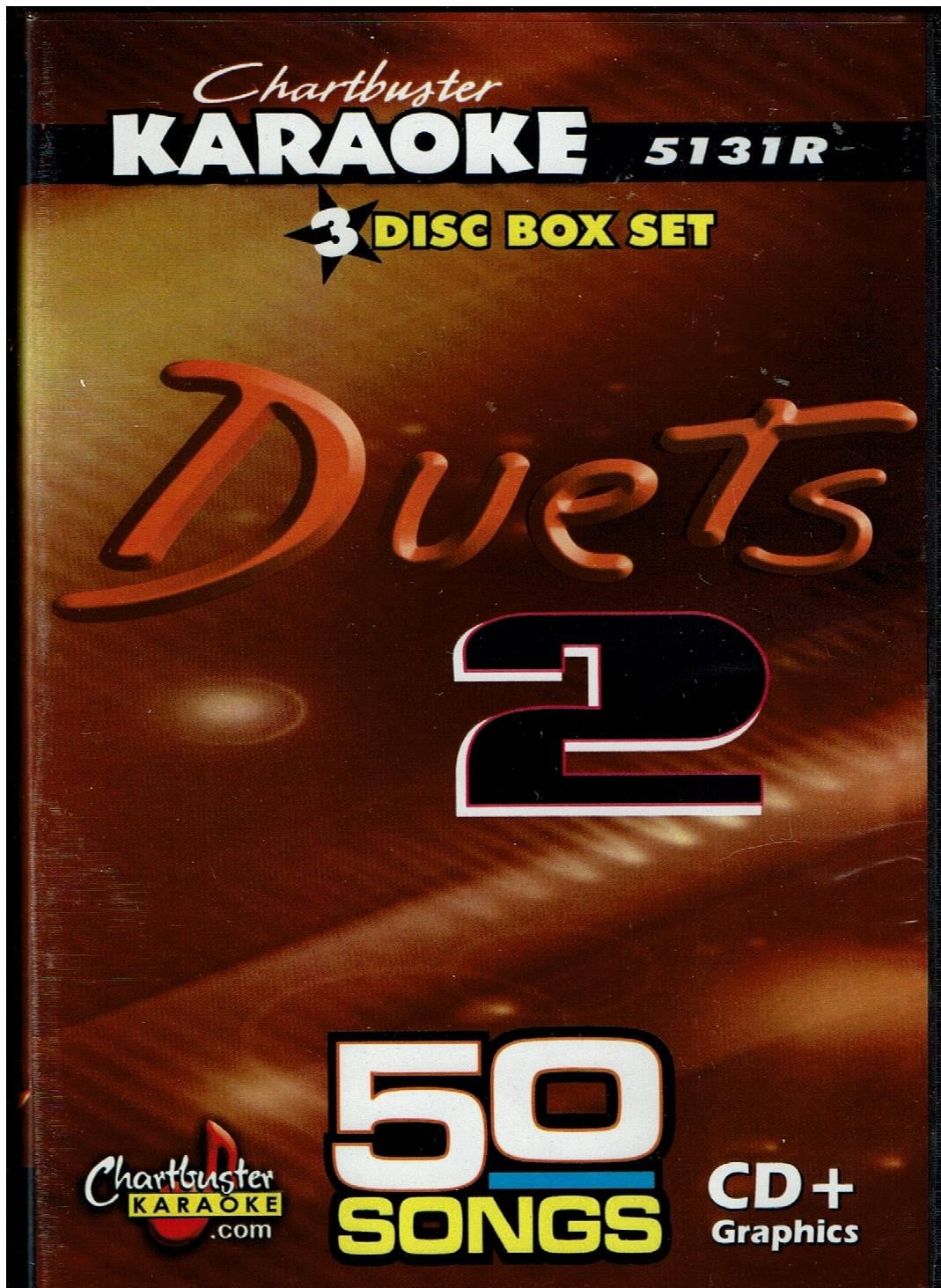 Chartbuster Karaoke CD+G 3 Disc Set Greatest Duets Vol 2 Sonny and Cher GEORGE AND TAMMY