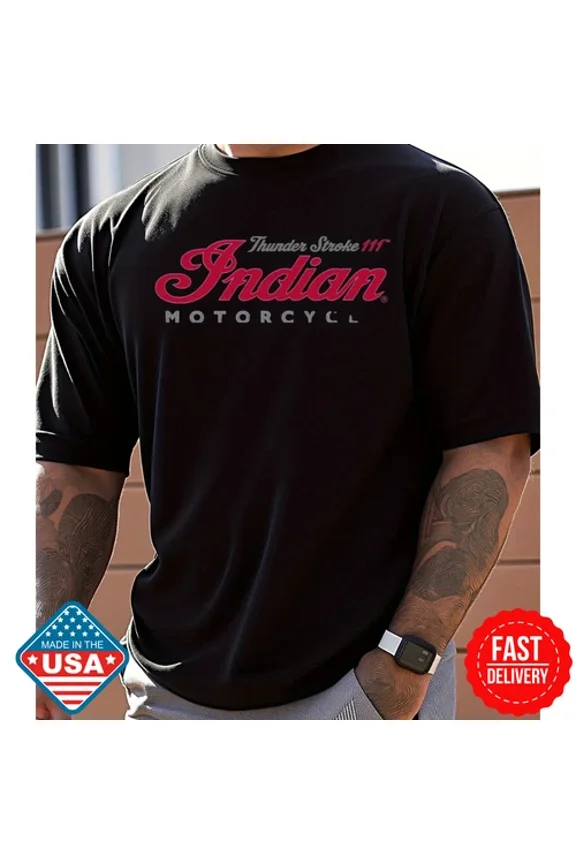 Indian Motorcycle Logo Graphic T-Shirt